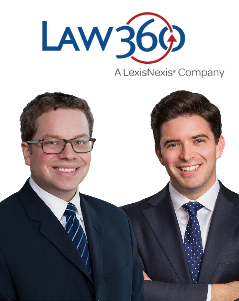 Adam Hollander and Tom Sperber Law360 publication.png